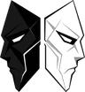 Twin Chiefs’ two mirrored faceted masks